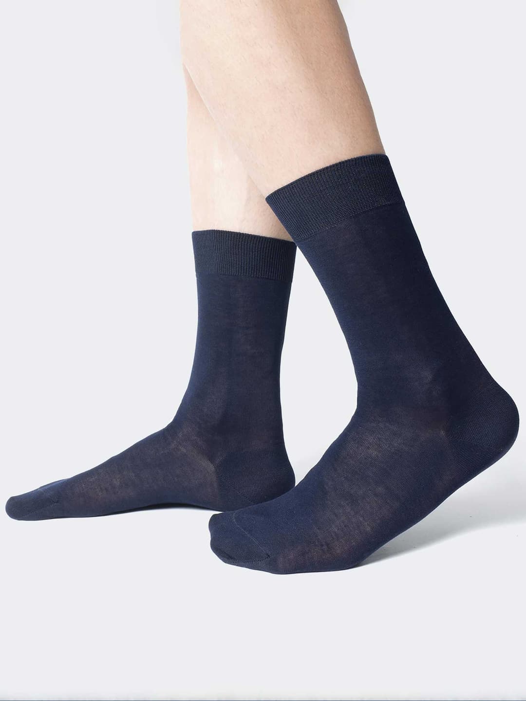 Calze corte 100% Filo Scozia lisce - 6 Paia