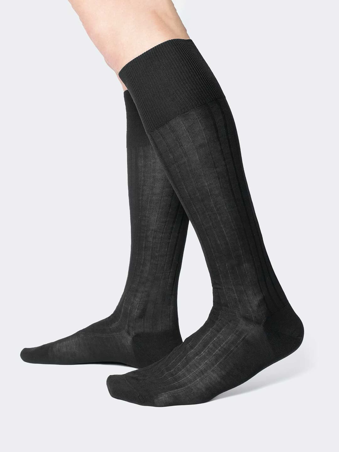 Calze lunghe sanitarie filo di scozia, senza elastico - Made in Italy